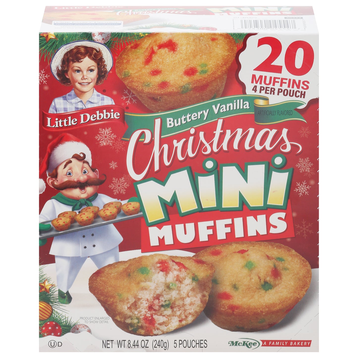 Little Debbie Buttery Vanilla Muffins Mini 5 ea
