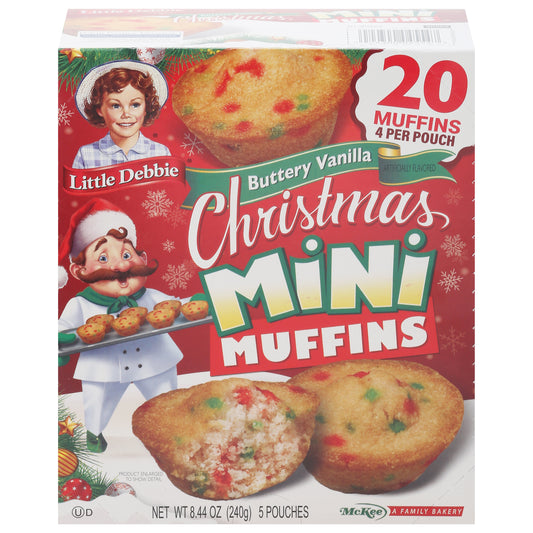 Little Debbie Buttery Vanilla Muffins Mini 5 ea