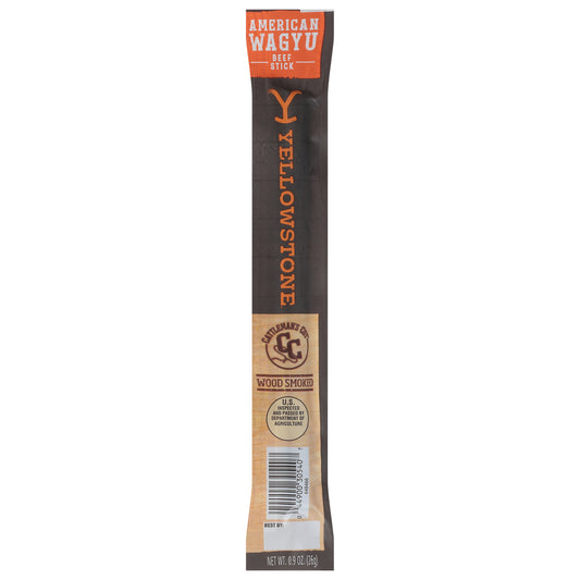 Cattleman's Cut Yellowstone Wood Smoked American Wagyu Beef Stick 0.9 oz