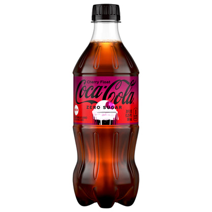 Coca-Cola Zero Sugar Cherry Float Bottle, 20 fl oz