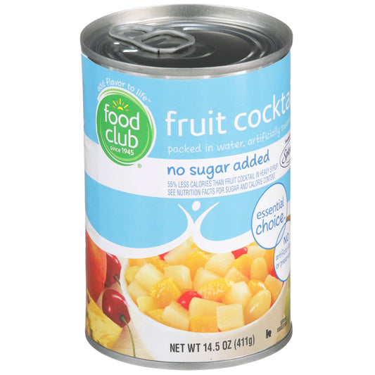 Fruit Cocktail Packed In Water