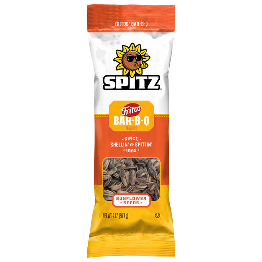 Spitz Sunflower Seeds Fritos Bar.B.Q Flavored 2 Oz