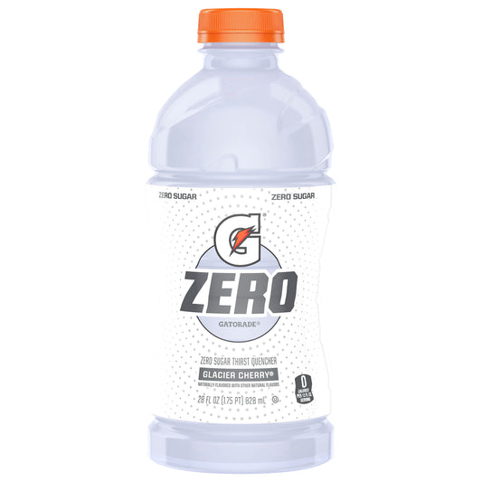 Gatorade Zero Zero Sugar Thirst Quencher Glacier Cherry 28 Fl Oz