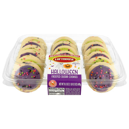 Lofthouse Halloween Frosted Sugar Cookies 24.3 oz