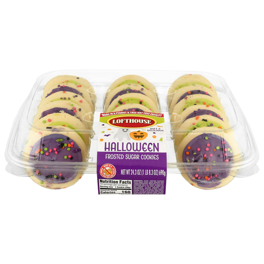 Lofthouse Halloween Frosted Sugar Cookies 24.3 oz