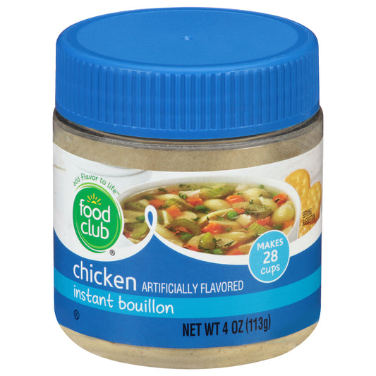 Food Club Chicken Instant Bouillon 4 oz
