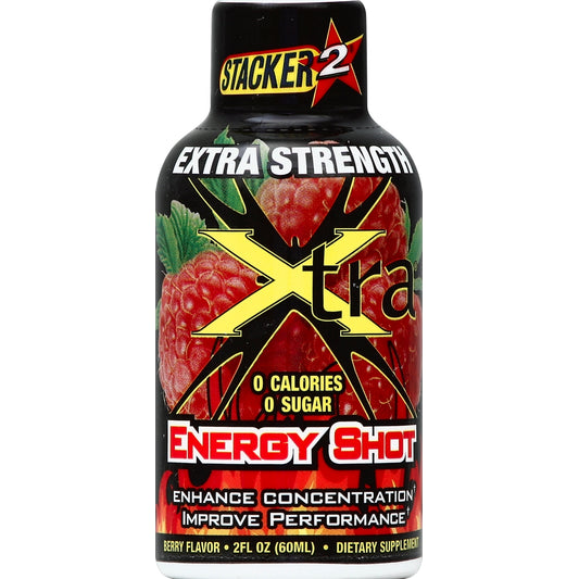 Stacker 2 Energy Shot 2 oz - BERRY FLAVOR