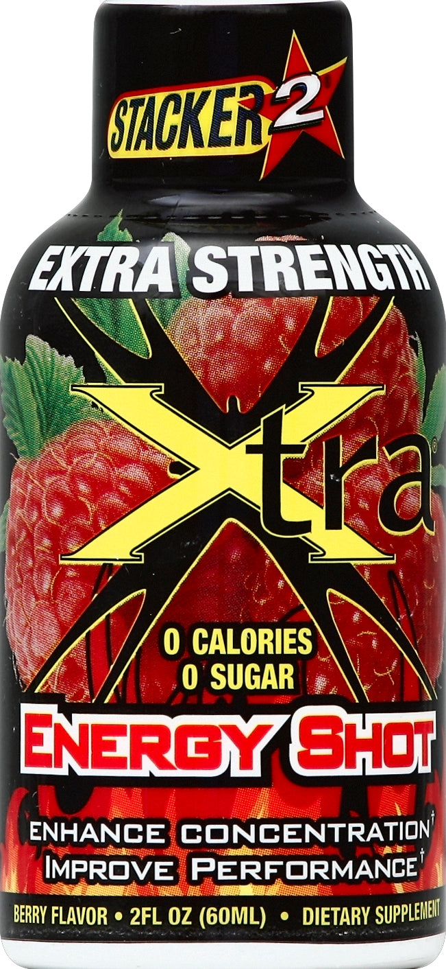 Stacker 2 Energy Shot 2 oz - BERRY FLAVOR