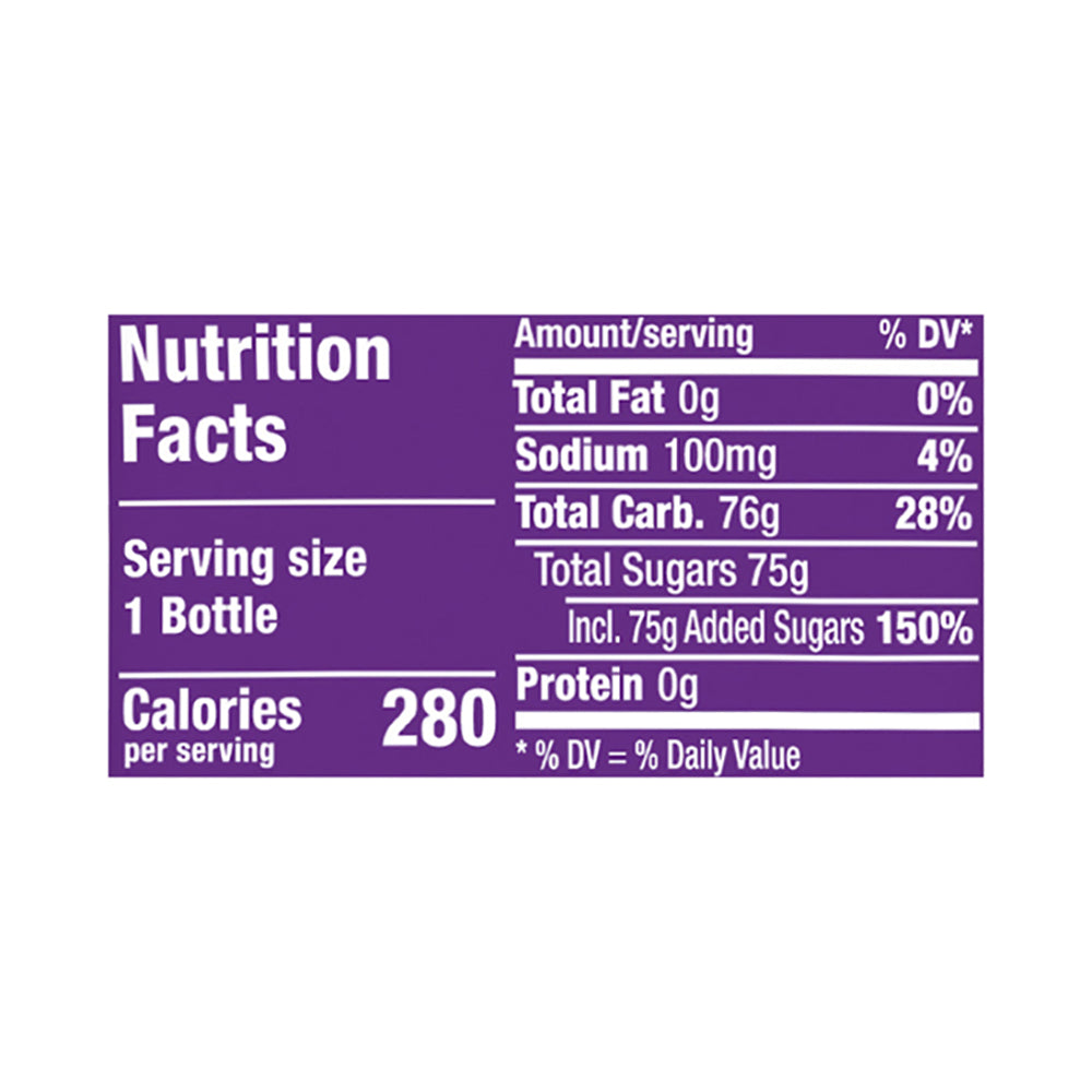 Sunkist Grape Soda, 20 fl oz bottle