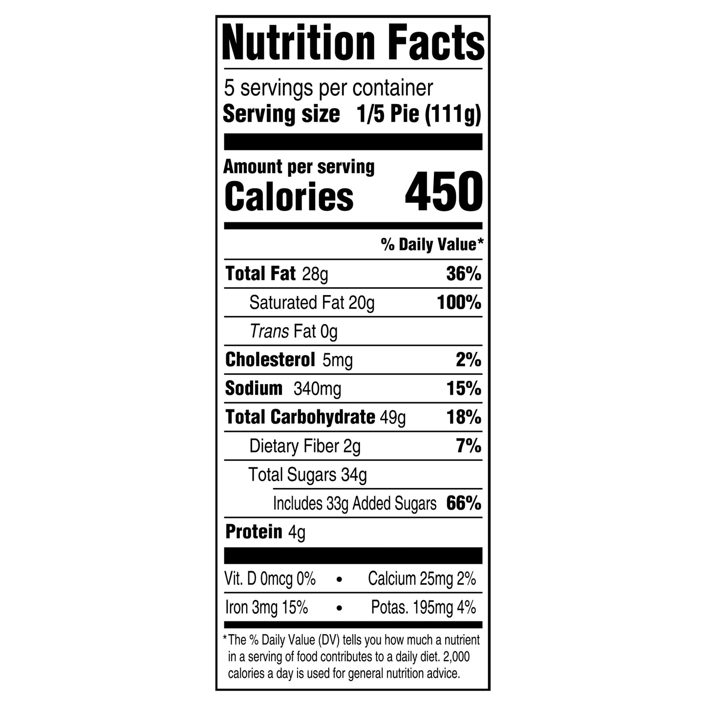 Sara Lee® Crème Pie Chocolate 19.6oz