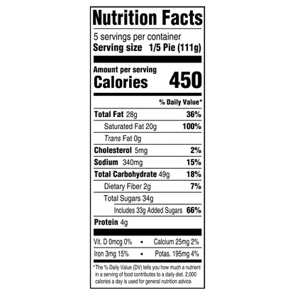 Sara Lee® Crème Pie Chocolate 19.6oz