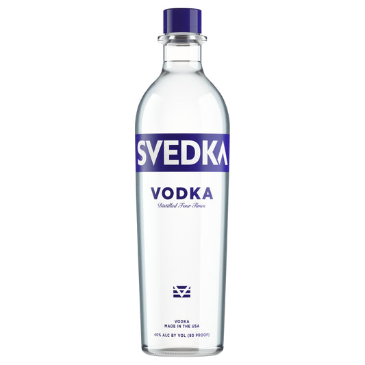 SVEDKA Vodka, 750 mL Bottle, 80 Proof