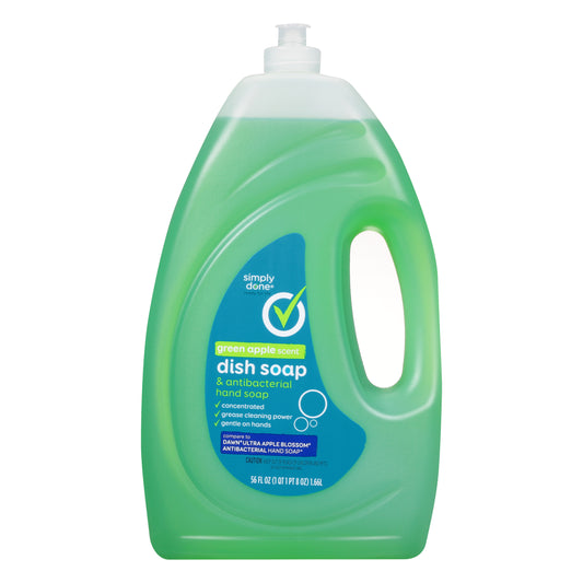 Simply Done Green Apple Scent Dish Soap & Hand Soap 56 oz