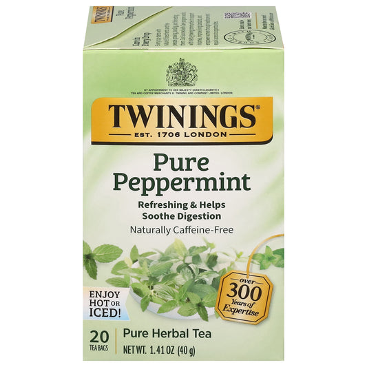 Twinings Pure Peppermint Herbal Tea 20 Tea Bags