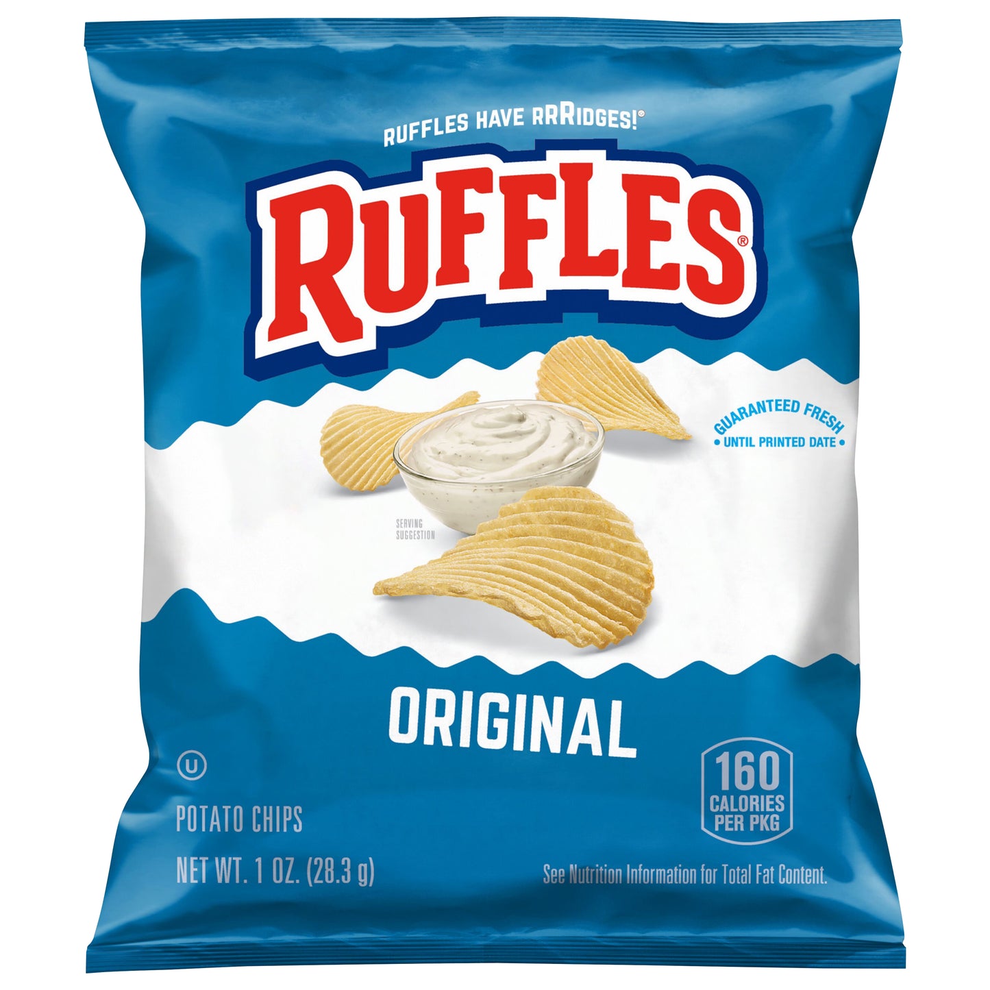 Ruffles Potato Chips Original 1 Oz