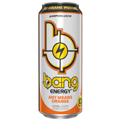 Bang Any Means Orange Energy Drink 16 fl oz