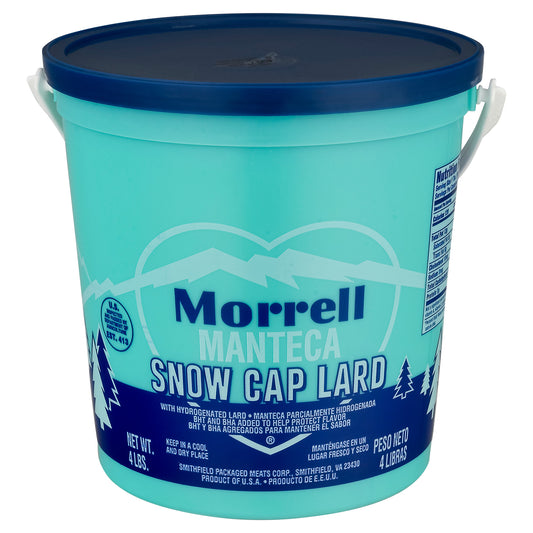 Morrell Snow Cap Lard with Hydrogenated Lard 4 lb