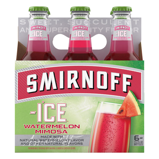 Smirnoff Ice Watermelon Mimosa Malt Beverage 6 ea