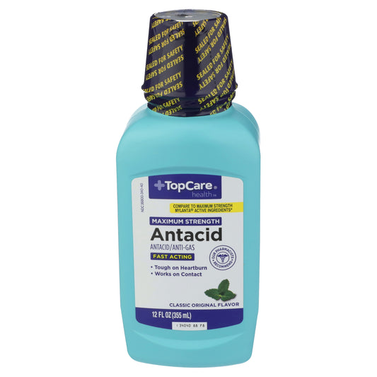 TopCare TOPCARE ANTACID LIQ MAX-STR ORIG 12 OZ
