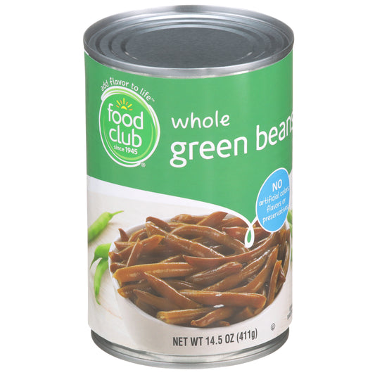 Food Club Whole Green Beans
