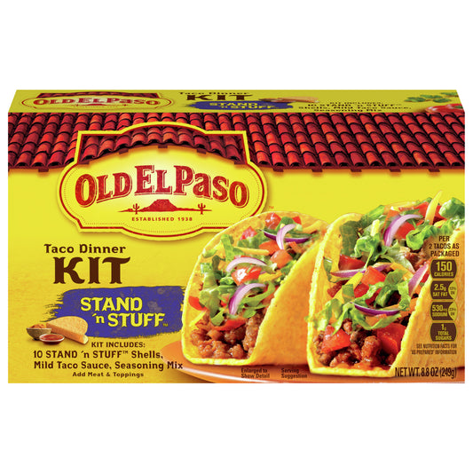 Old El Paso Stand 'N Stuff Taco Dinner Kit, 8.8 oz.