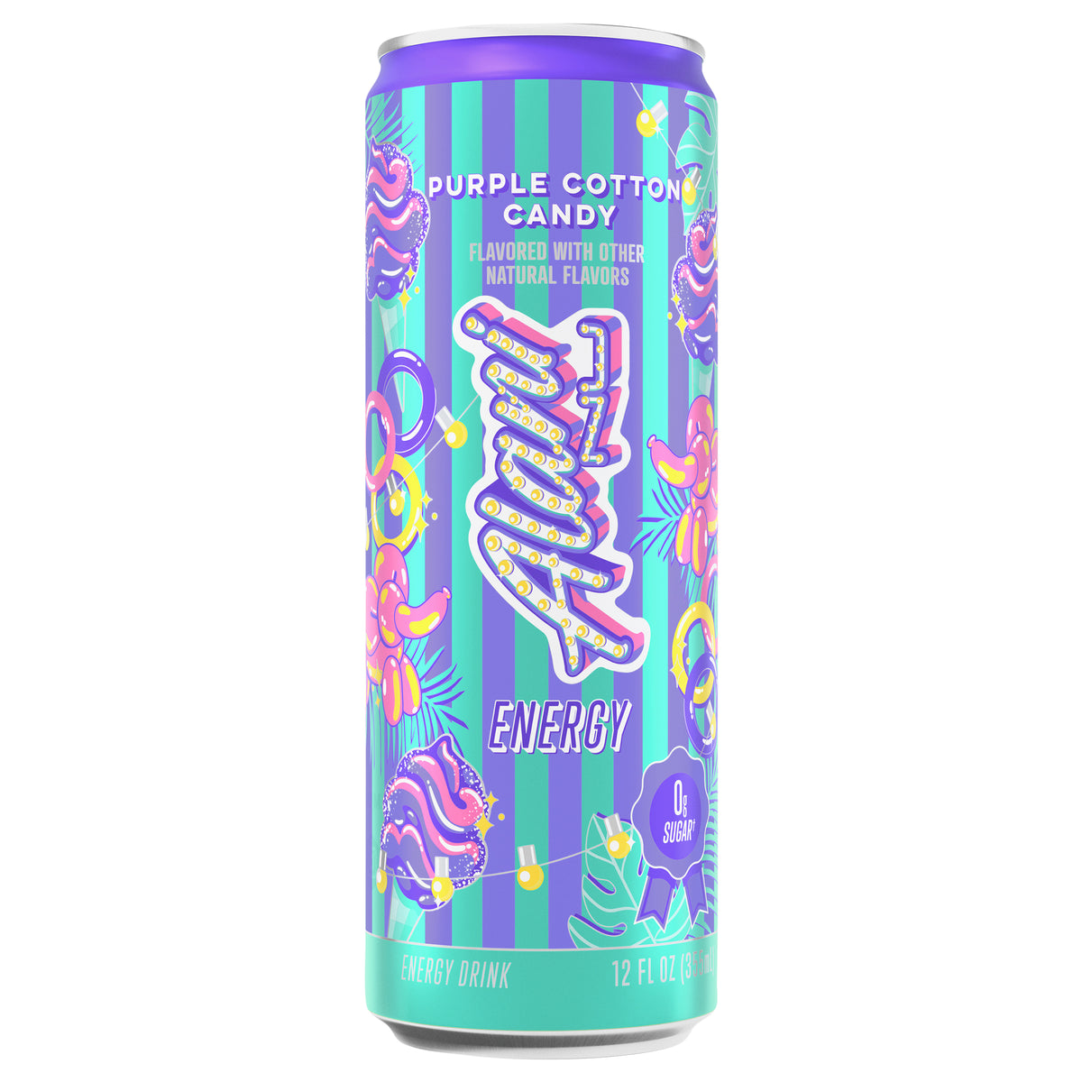 Alani Nu Purple Cotton Candy Energy Drink Can