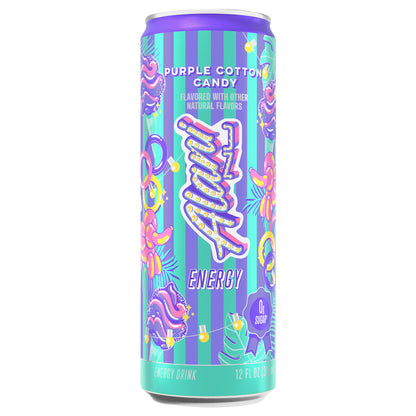Alani Nu Purple Cotton Candy Energy Drink Can