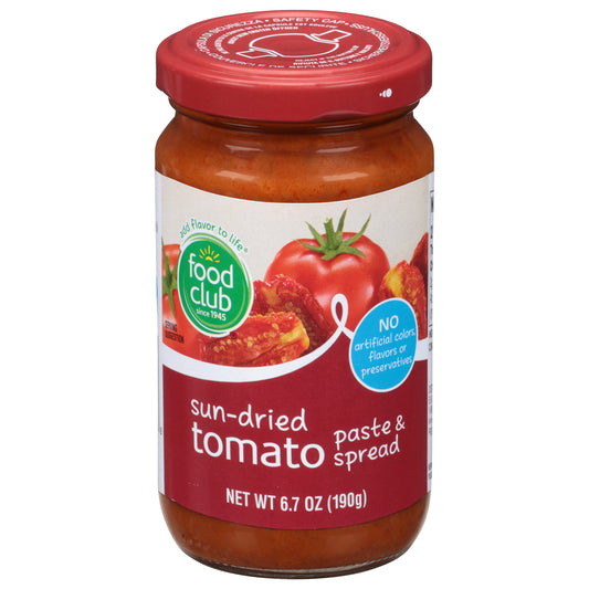 Food Club Sun-Dried Tomato Paste & Spread 6.7 oz