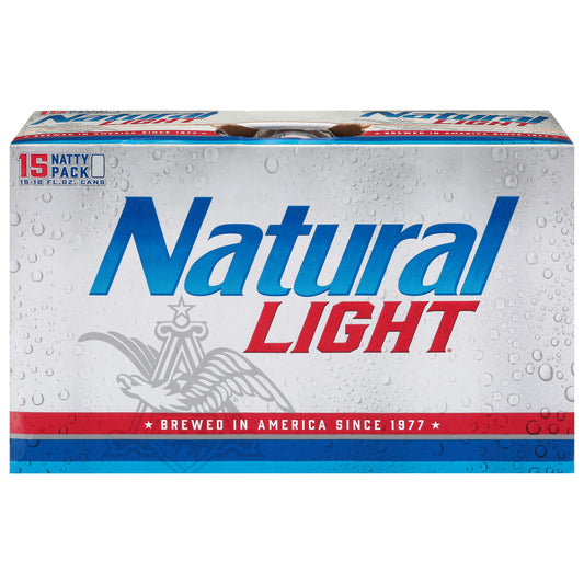 Natural Light Natty Pack Beer 15 - 12 fl oz Cans