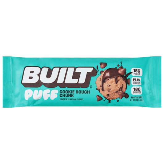 Built Puff Cookie Dough Chunk Protein Bar 1.55 oz