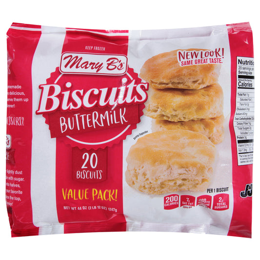 Mary B's Value Pack Buttermilk Biscuits Value Pack 20 ea