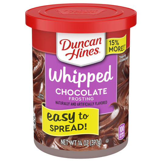 Duncan Hines Whipped Chocolate Frosting, 14 OZ