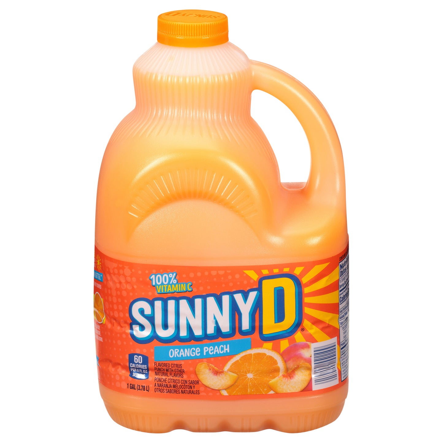 Sunnyd Orange Peach Juice Drink, 1 Gallon Bottle