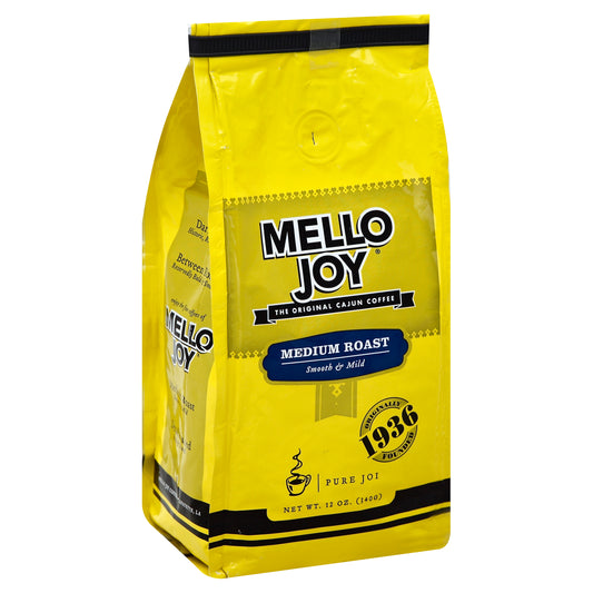 Mello Joy Coffee 12 oz - MEDIUM ROAST Smooth & Mild