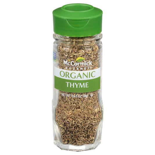 McCormick Gourmet Organic Thyme Leaves, 0.65 oz