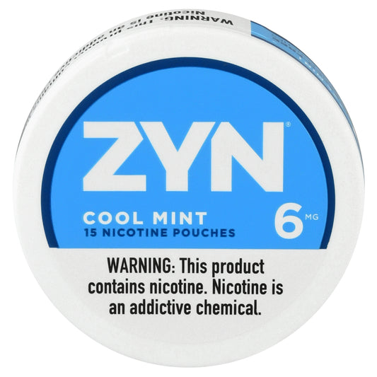 Zyn 6 mg Cool Mint Nicotine Pouches 15 ea