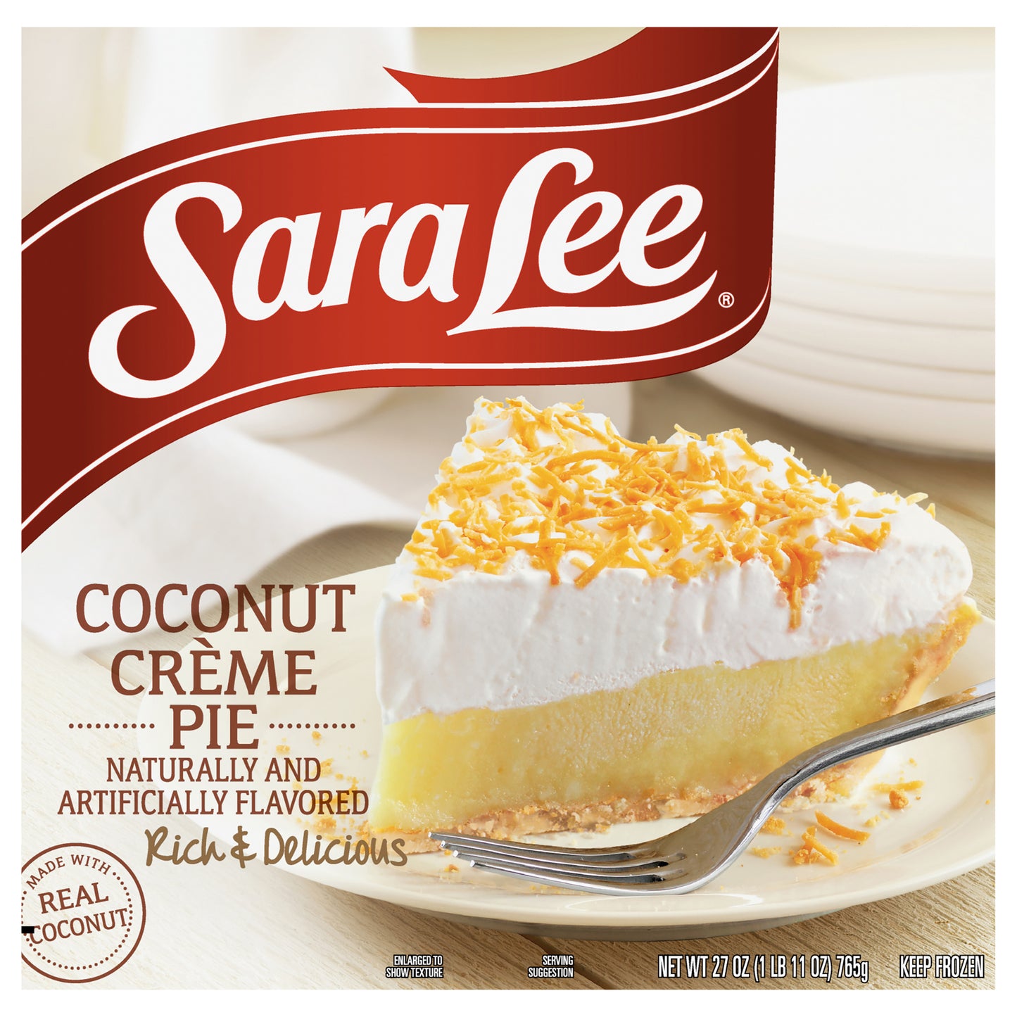 Sara Lee® Crème Pie Coconut 27oz