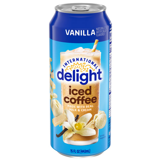 International Delight Iced Coffee, Vanilla, 15 FL OZ Can