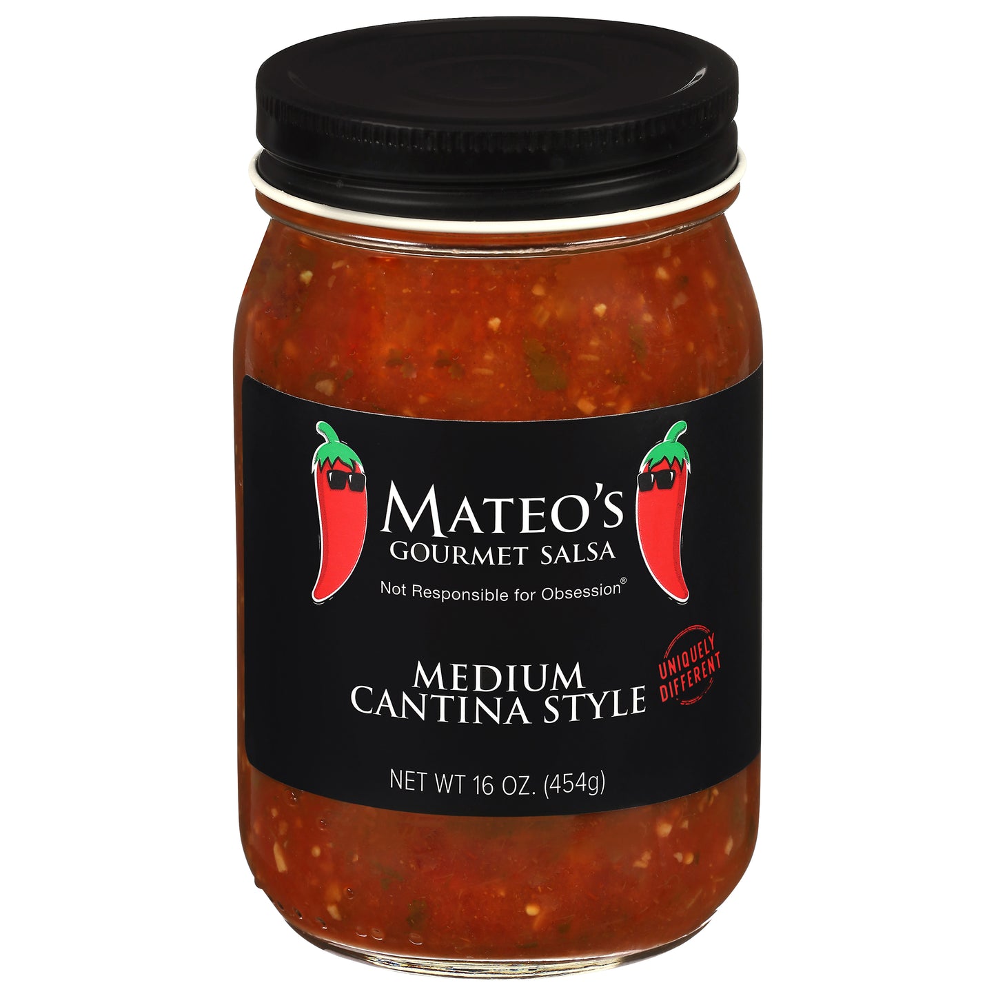 Mateo's Cantina Style Medium Gourmet Salsa 16 oz