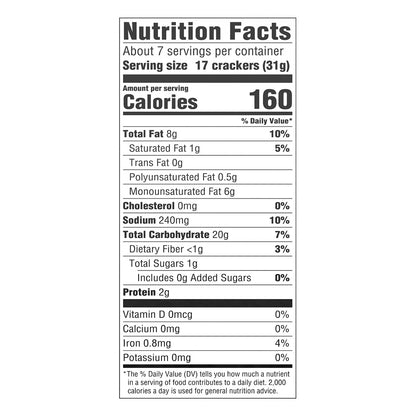 Crav'n Flavor Sour Cream & Onion Cracker Chips 7.5 oz