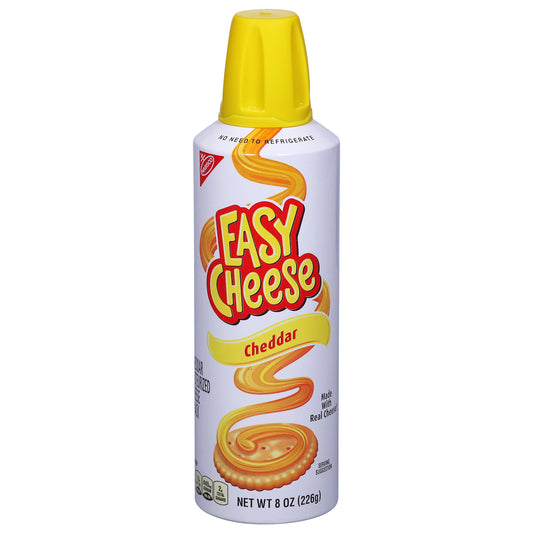 Easy Cheese Cheddar Cheese Snack 8 oz