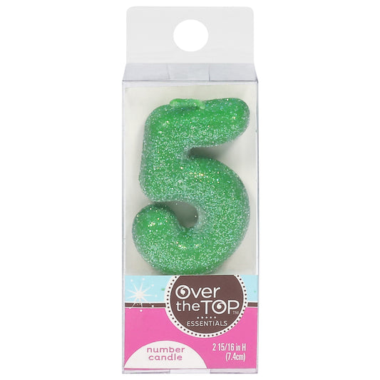 Over the Top Essentials 5 Number Candle 1 ea