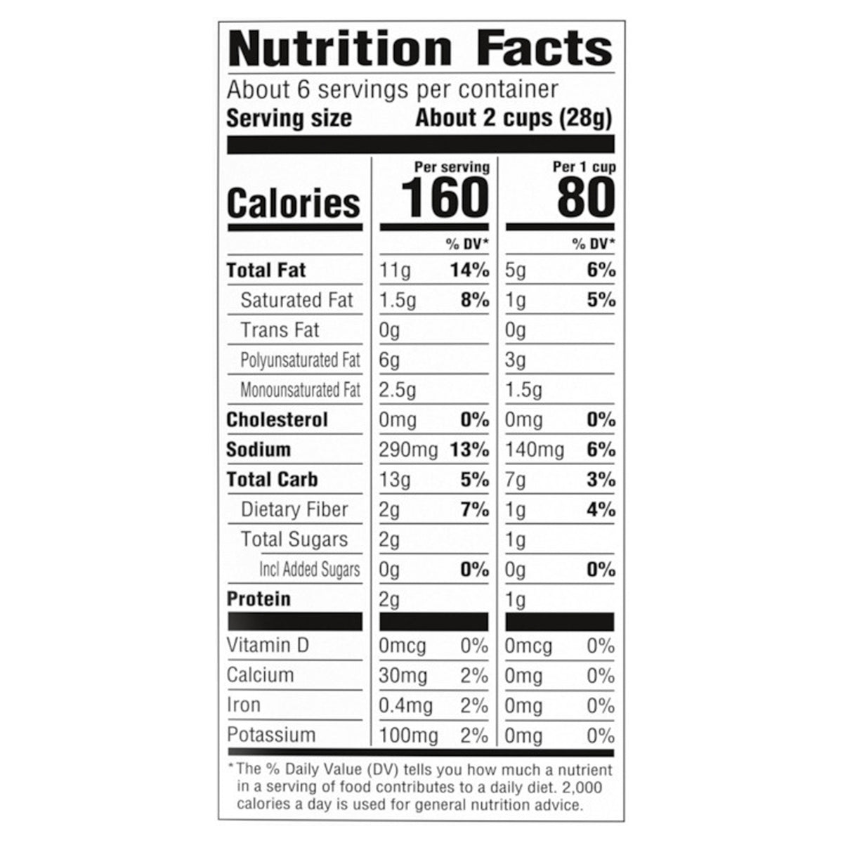 Crav'n Flavor White Cheddar Flavored Popcorn 6 oz