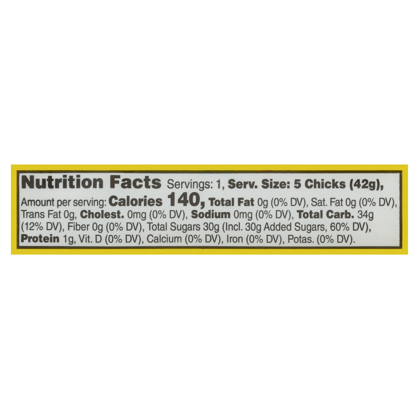 Peeps Marshmallow Chicks Candy 5 ea