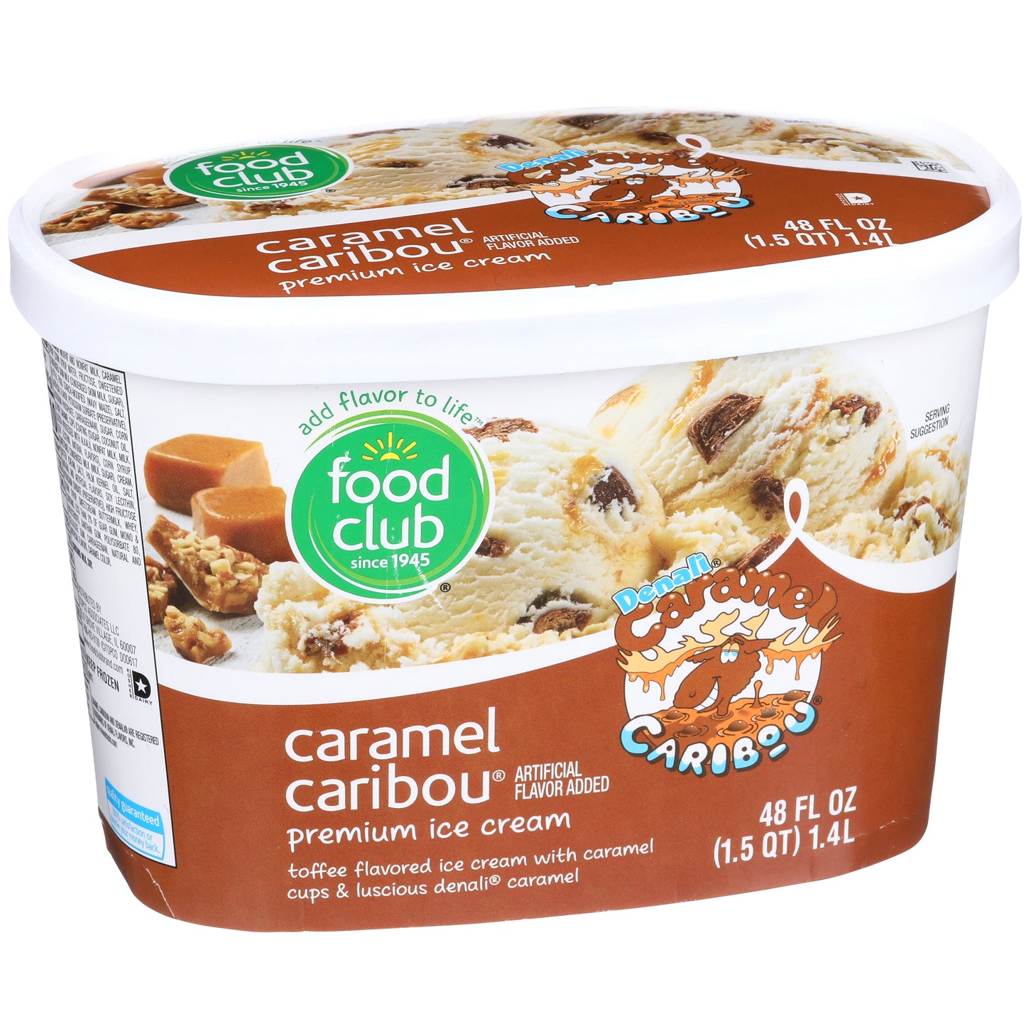 FOOD CLUB ICE CREAM CARAMEL CARIBOU SCR