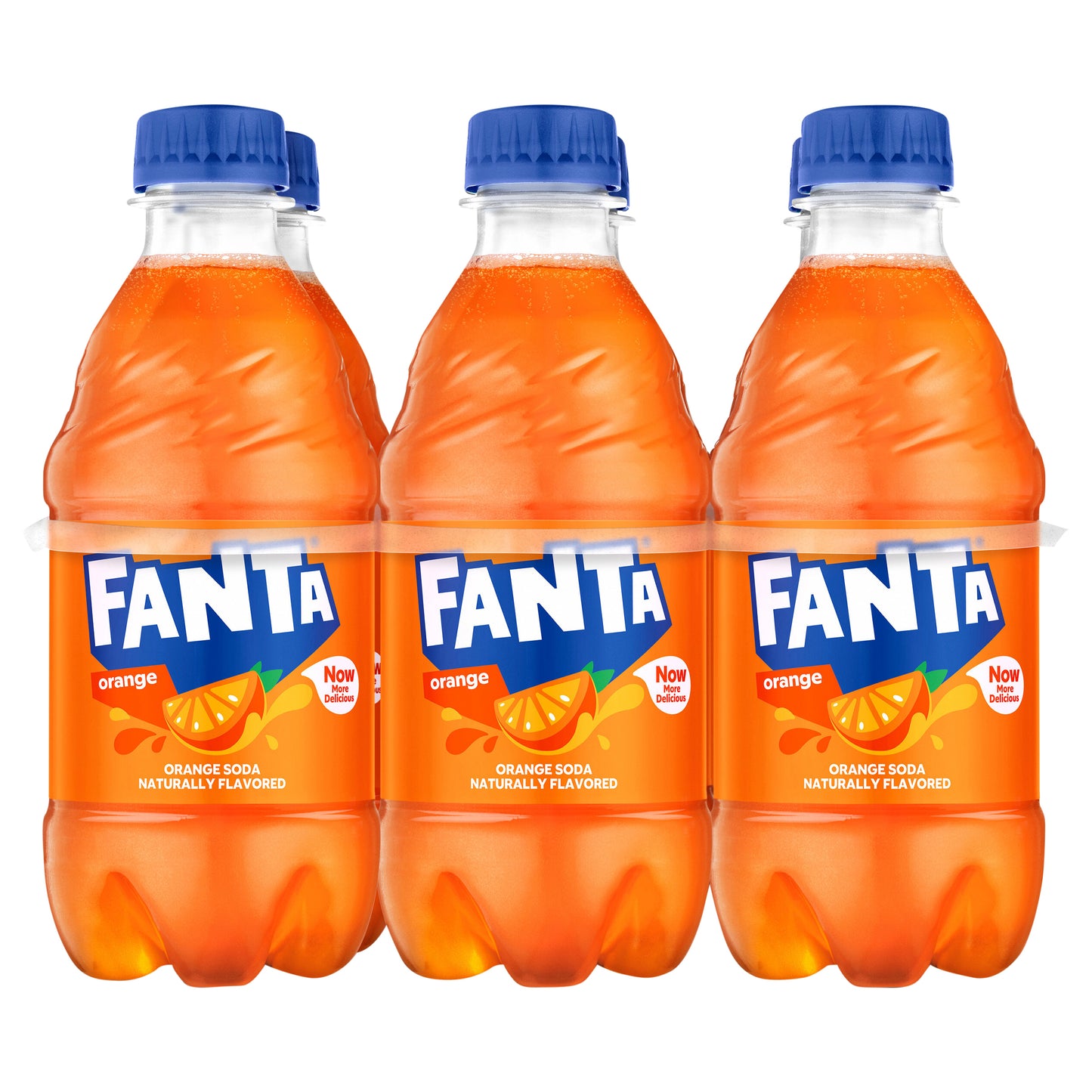 Fanta Orange Soda Bottles, 12 fl oz, 6 Pack