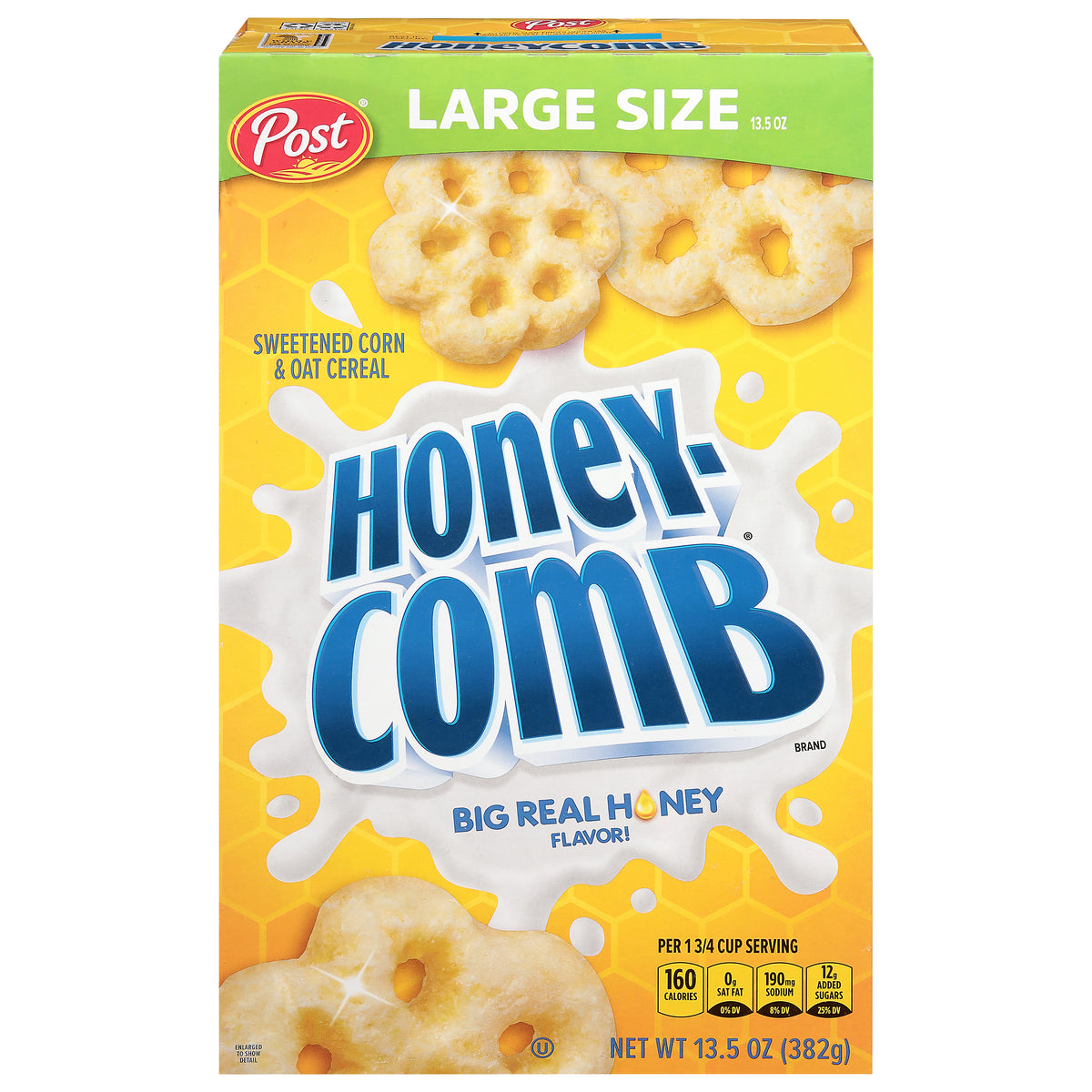 Honey-Comb Cereal Large Size 13.5 oz