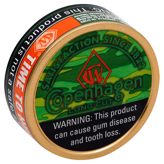 Copenhagen Smokeless Tobacco 1.2 oz - Long Cut