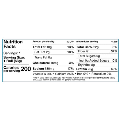 Protein Sweet Roll - Cinnamon, 2.2 oz Roll