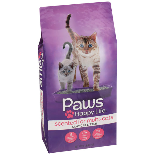 Clay Cat Litter, Scented For Multi-Cats